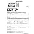 PIONEER MIS21 I Manual de Servicio