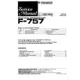 PIONEER F757 Manual de Servicio