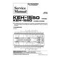 PIONEER KEH1550 X1N/ES+ X1 Manual de Servicio