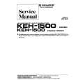 PIONEER KEH1500 X1N/EW+X1N Manual de Servicio