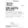 PIONEER XRA370 Manual de Servicio