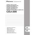 PIONEER CDJ-200 Manual de Usuario