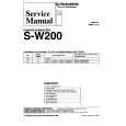PIONEER SW200 Manual de Servicio