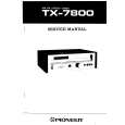 PIONEER TX7800 Manual de Servicio