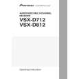PIONEER VSX-D812-K/KUXJICA Manual de Usuario