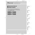 PIONEER KEH-1032 Manual de Usuario