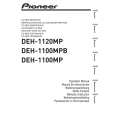 PIONEER DEH-1100MP/XN/EW5 Manual de Usuario