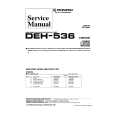 PIONEER DEH536 XIBR/ES Manual de Servicio