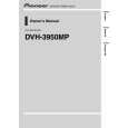 PIONEER DVH-3950MP/XZ/RD Manual de Usuario
