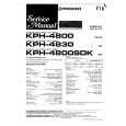 PIONEER KPH4830EW Manual de Servicio