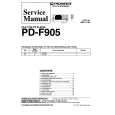 PIONEER PDF905 Manual de Servicio