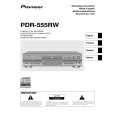 PIONEER PDR555RW Manual de Usuario