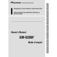 PIONEER GM6200F Manual de Usuario