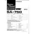 PIONEER SA-750 Manual de Servicio