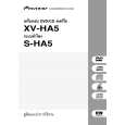 PIONEER XV-HA5/NTXJ Manual de Usuario