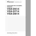 PIONEER VSXD714K Manual de Usuario