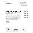 PIONEER PD7300 Manual de Usuario