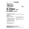 PIONEER SJ760V XMA/NC Manual de Servicio