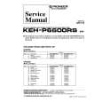 PIONEER KEHP6600RS EW Manual de Servicio