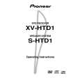 PIONEER XV-HTD1 Manual de Usuario