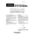 PIONEER CT-W300 Manual de Usuario
