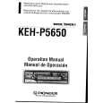 PIONEER KEHP5650 Manual de Usuario