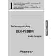 PIONEER DEH-P9300R Manual de Usuario