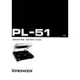 PIONEER PL-51 Manual de Usuario