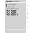 PIONEER DEH-1630R/X1P/EW Manual de Usuario