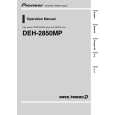 PIONEER DEH-2850MP/XN/ES Manual de Usuario