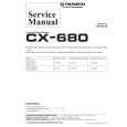 PIONEER CX680 Manual de Servicio