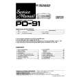 PIONEER PD91 Manual de Servicio