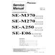 PIONEER SE-A250/XCN1/EW Manual de Servicio