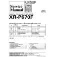 PIONEER XRP670F Manual de Servicio