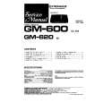 PIONEER GM600 Manual de Servicio
