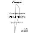 PIONEER PDF1039 Manual de Usuario