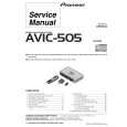 PIONEER AVIC505 Manual de Servicio