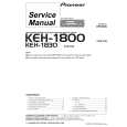 PIONEER KEH1830 Manual de Servicio