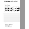 PIONEER PDP-433MXE/YVLDK Manual de Usuario