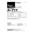 PIONEER A717 Manual de Servicio