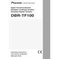 PIONEER DBR-TF100 Manual de Usuario