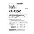 PIONEER XRP2000 Manual de Servicio