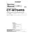PIONEER CT-W704RS Manual de Servicio