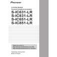 PIONEER S-IC851-LR/XTM/UC Manual de Usuario