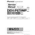 PIONEER DEH-P670MP-2 Manual de Servicio
