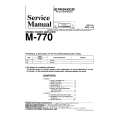 PIONEER M770 Manual de Servicio