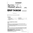 PIONEER GMX802 Manual de Servicio