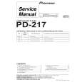 PIONEER PD217 Manual de Servicio