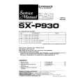 PIONEER SXP930 Manual de Servicio