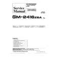 PIONEER GM2416ZSA Manual de Servicio